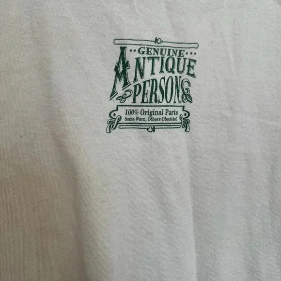 Vintage antique farmer graphic tee 1995 western streetwear L - Picture 7 of 7
